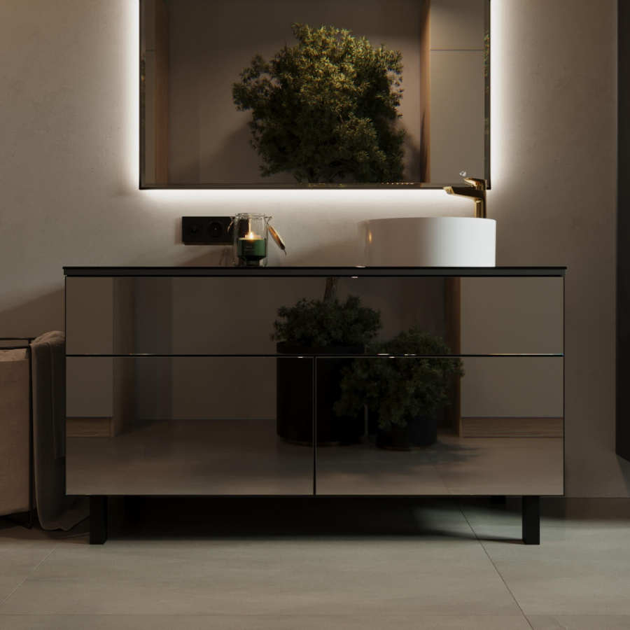 Тумба под раковину напольная FRESCO 1400 Рамочные фасады