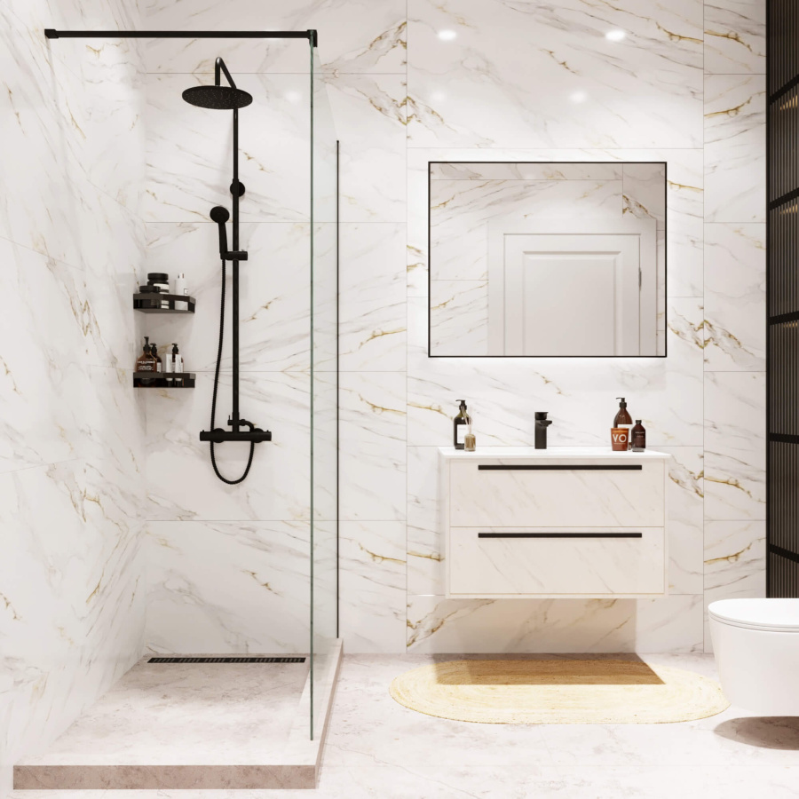 Душевая перегородка свободного входа Mebelvann Ben 602 200х90 см