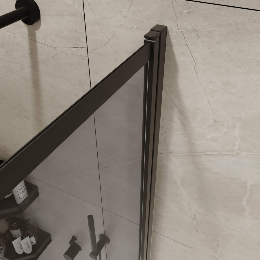 Шторка на ванну слайдер Mebelvann Ben 801 145х100