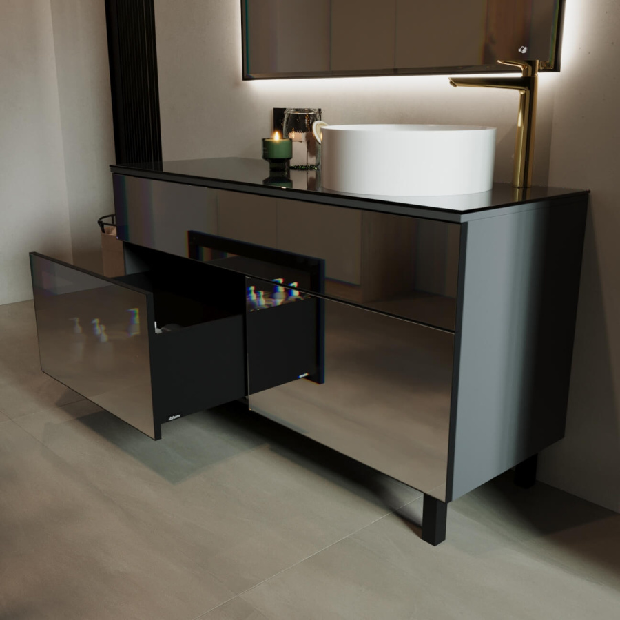 Тумба под раковину напольная FRESCO 1400 Рамочные фасады