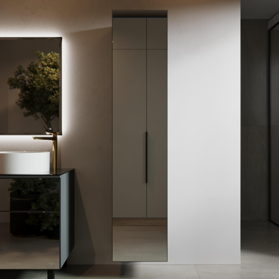 Пенал навесной FRESCO 350 с рамочным фасадом