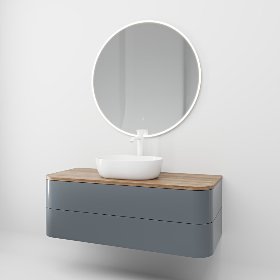 Зеркало с подсветкой VENTO 900х800 c селектором управления